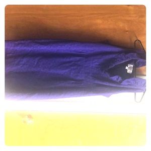 Julian Taylor Royal Purple Quilted Cocktail Dress